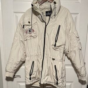 NILS Cream Ski Jacket L vintage